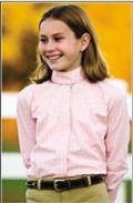 NEW Kids Elegance Stretch Check Equestrian Show Shirt 